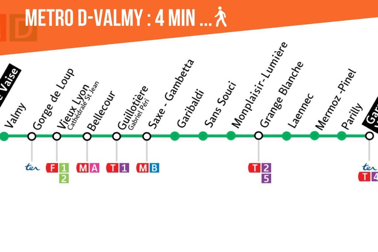 Le 9Eme- Metro Valmy-Homalyon Daire Dış mekan fotoğraf